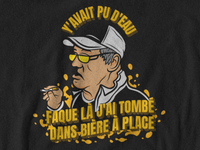 T-shirt - Tomber dans bière