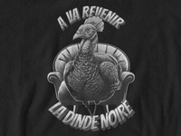 T-shirt - La dinde noire